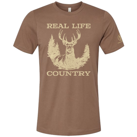 Drew Baldridge Vintage Brown Real Life Country Tee