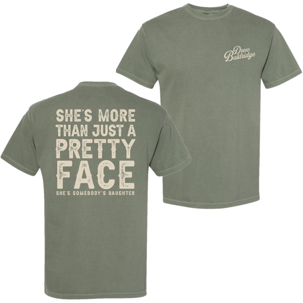 Drew Baldridge Moss Green Somebody's Daughter Tee